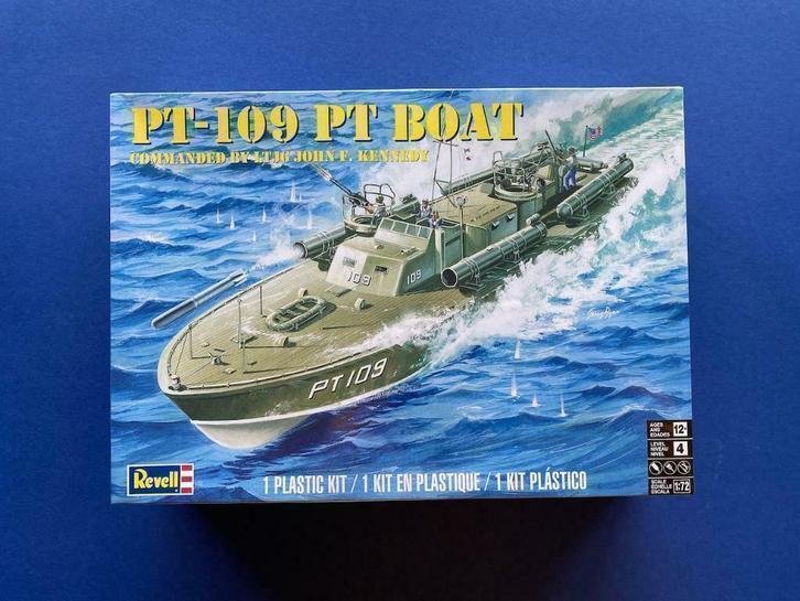 Revell	85-0310	PT-109 PT Boat  JFK command	1/72 SEALED, Ophalen of Verzenden, Nieuw, 1:200 of kleiner, Revell