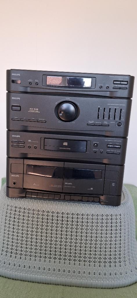 philips stereo toren werking onbekend, Audio, Tv en Foto, Stereo-sets, Ophalen, Gebruikt, Philips