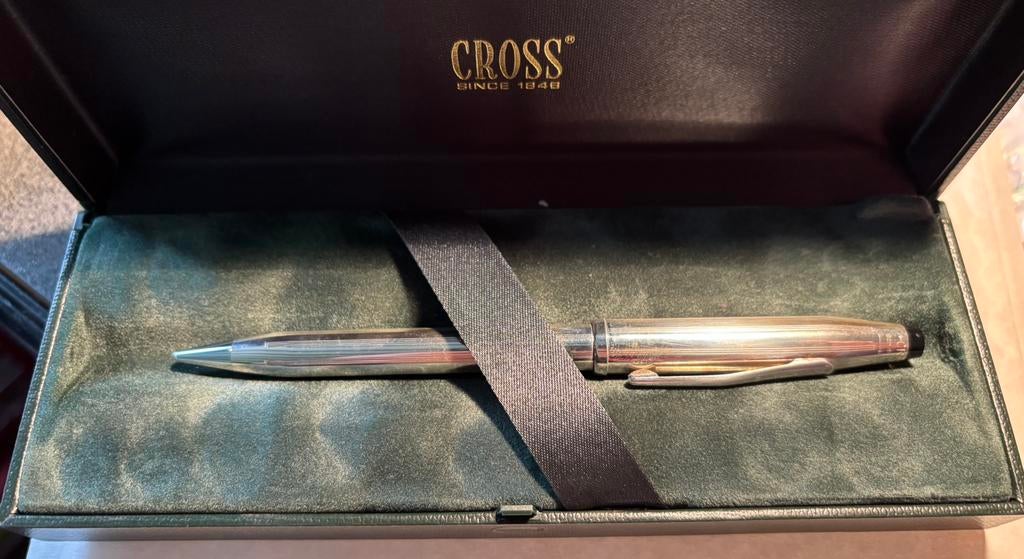 Cross zilveren potlood gratis verzending, Verzamelen, Pennenverzamelingen, Vulpotlood, Cross, Nieuw, Met doosje