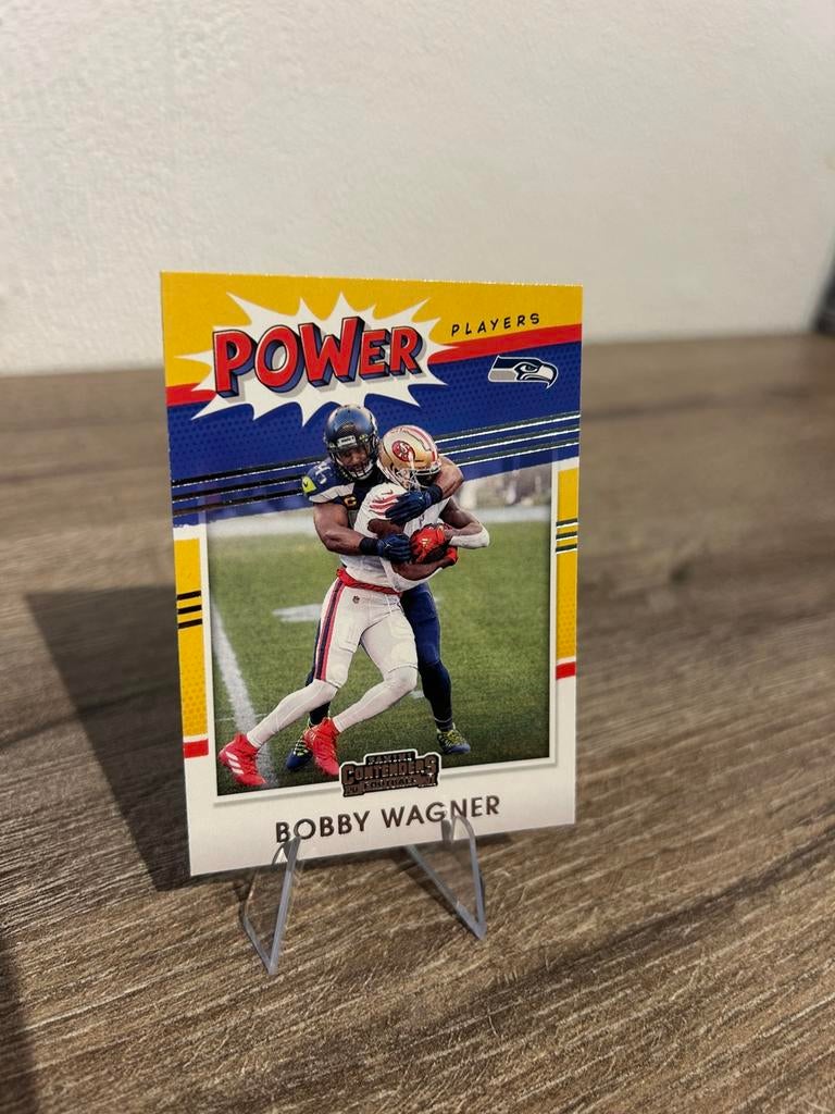 Bobby Wagner 2021 Panini Contenders Football #PP-BWA, Ophalen of Verzenden, Zo goed als nieuw, Buitenlandse clubs, Poster, Plaatje of Sticker
