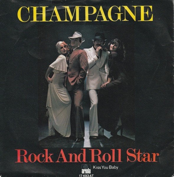 Champagne - Rock 'n Roll Star (Single), Gebruikt, 7 inch, Pop, Fotohoes