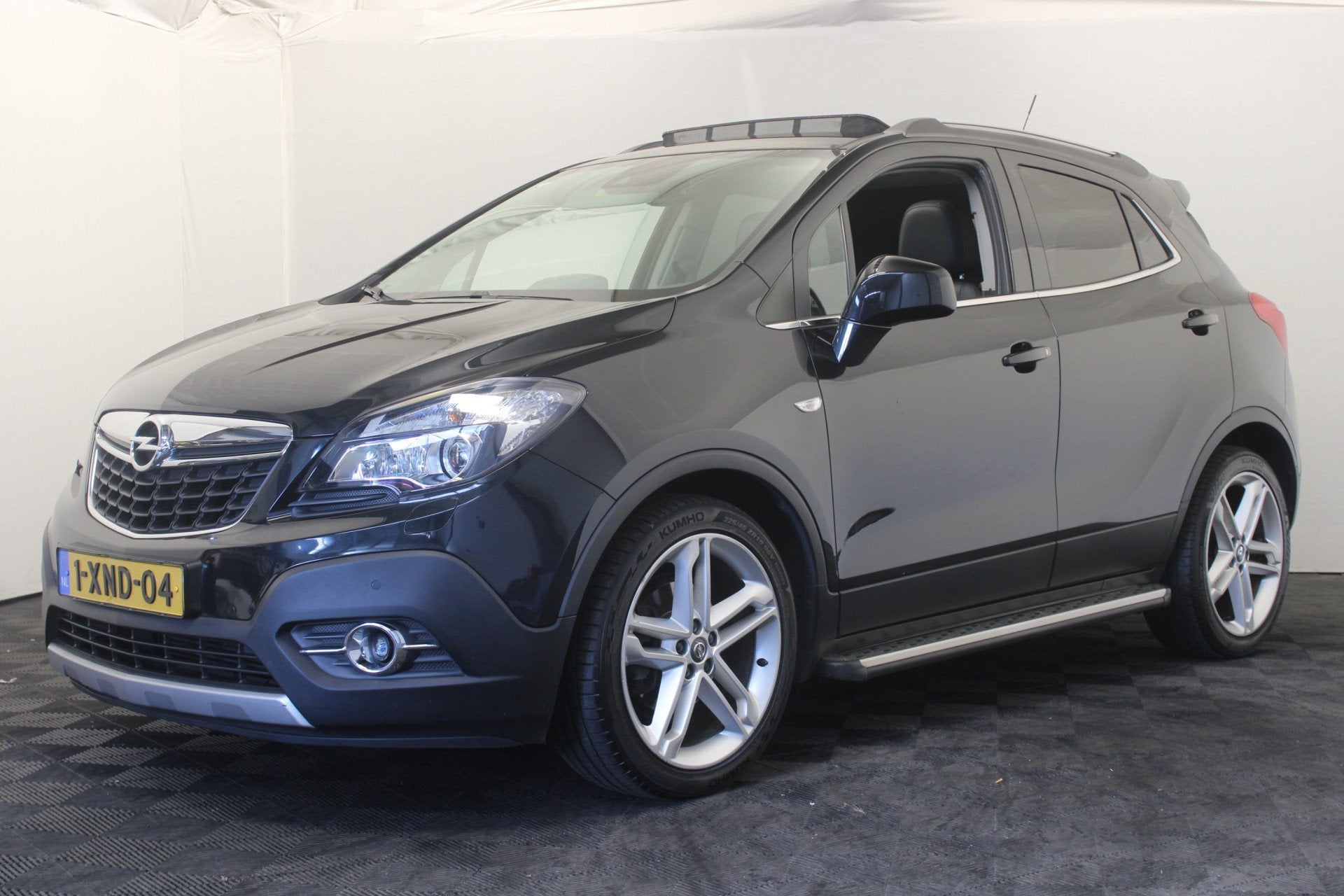 Opel Mokka 1.4 T Cosmo (bj 2014, automaat), Auto's, Euro 5, 15 km/l, Gebruikt, Zwart