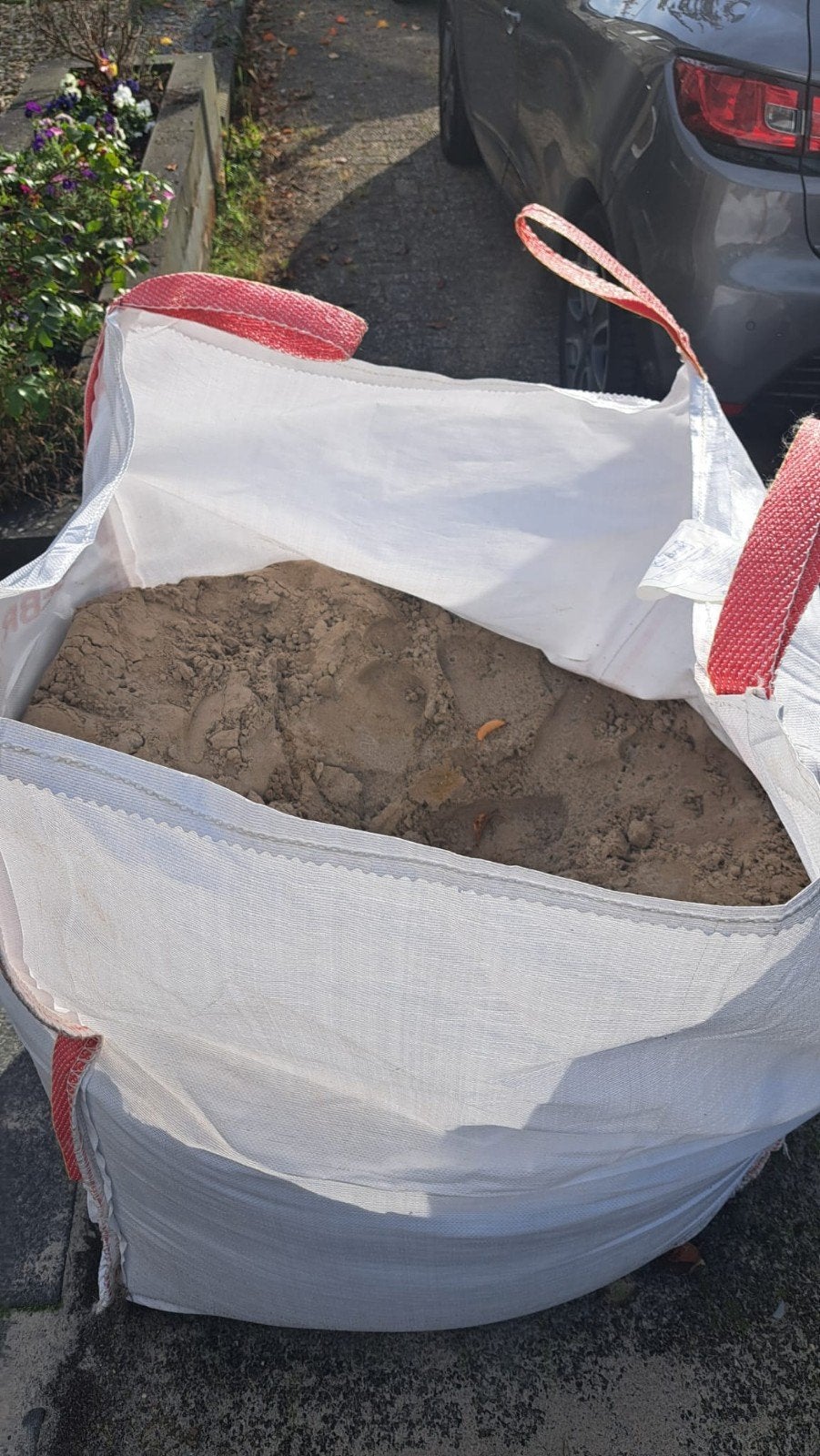 Halve big bag ophoogzand / straatzand, Tuin en Terras, Ophalen, Nieuw, Straatzand
