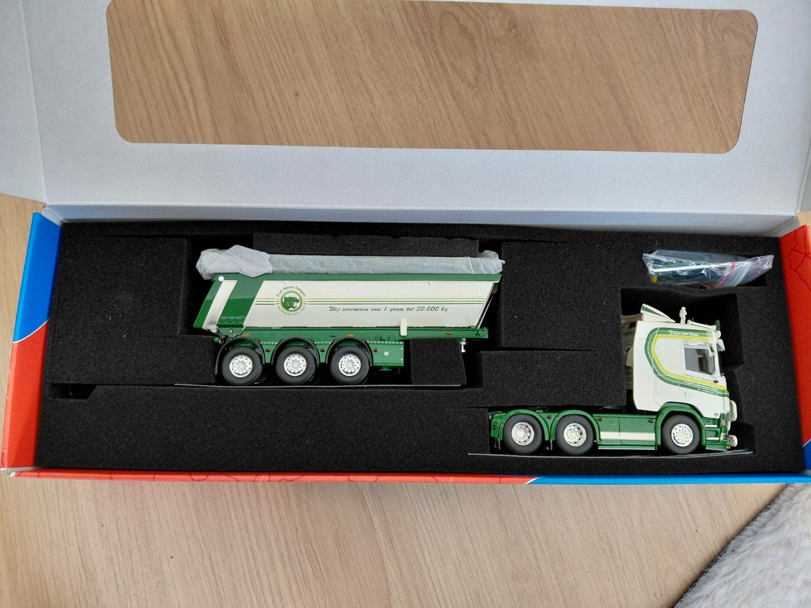 Tekno Scania S580 V8 Patrick v.d. Hoeven Transport, Overige merken, 1:50 of kleiner, Ophalen of Verzenden, Zo goed als nieuw