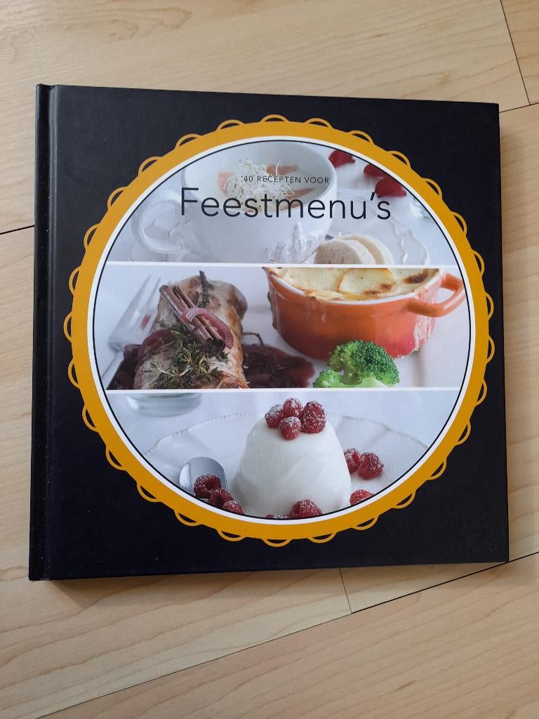 40 RECEPTEN VOOR FEESTMENU'S Red. Djoni Makkin, Boeken, Ophalen of Verzenden, Zo goed als nieuw, Nederland en België