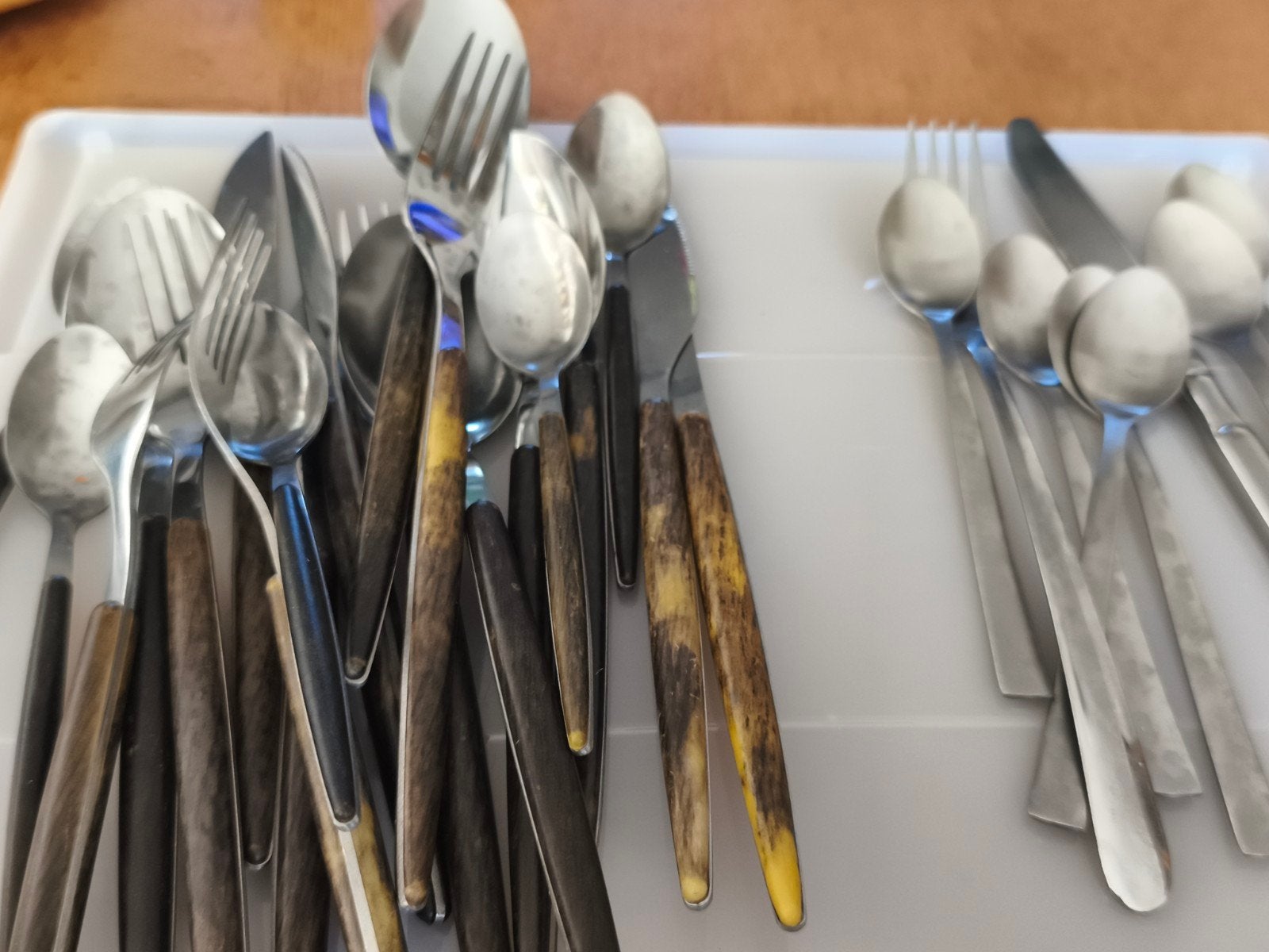 Diverse bestekset met houten handvatten, Ophalen of Verzenden
