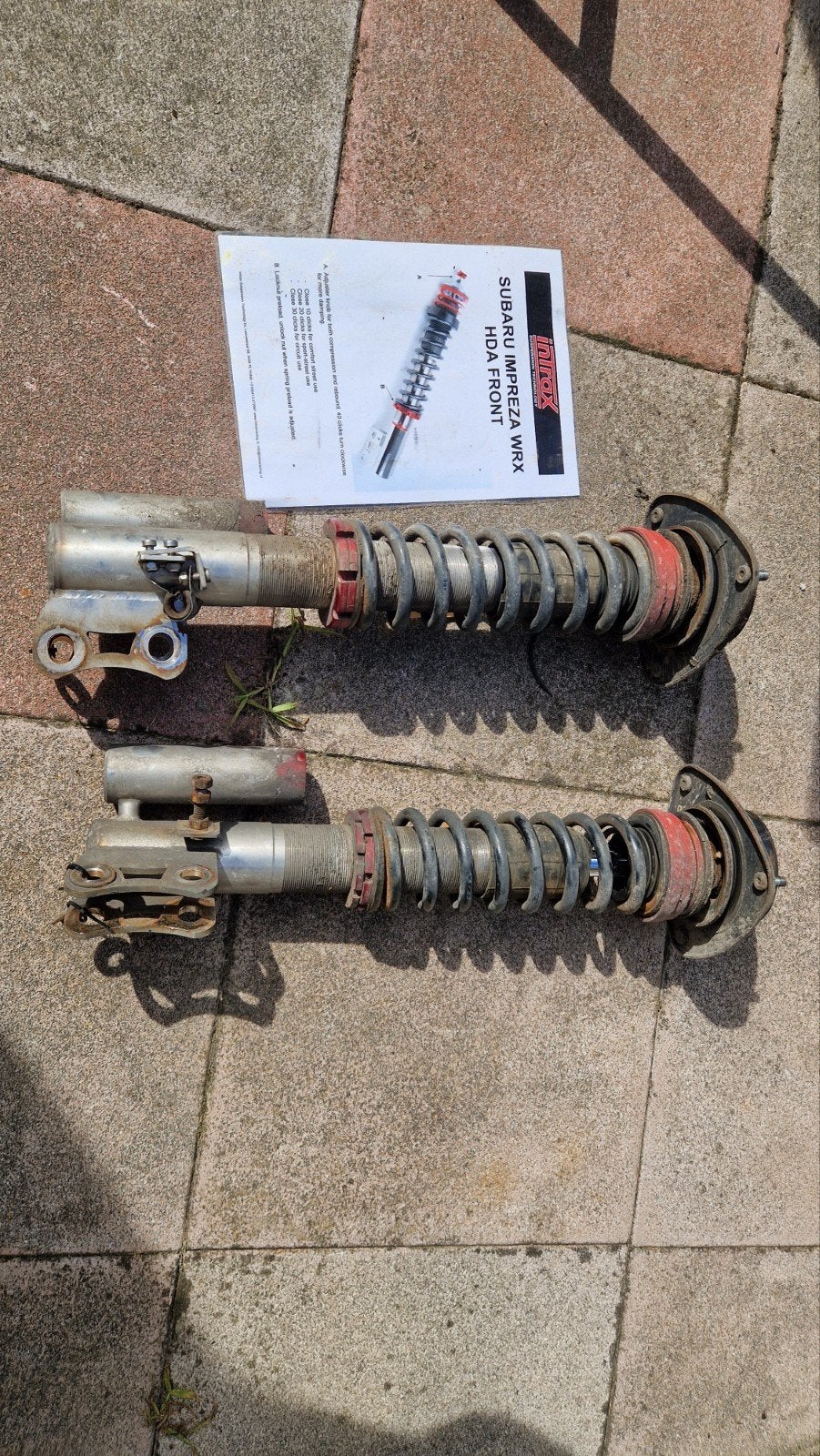 Subaru Impreza GH Coilover set schokdempers verstelbaar h, Ophalen, Gebruikt, Subaru
