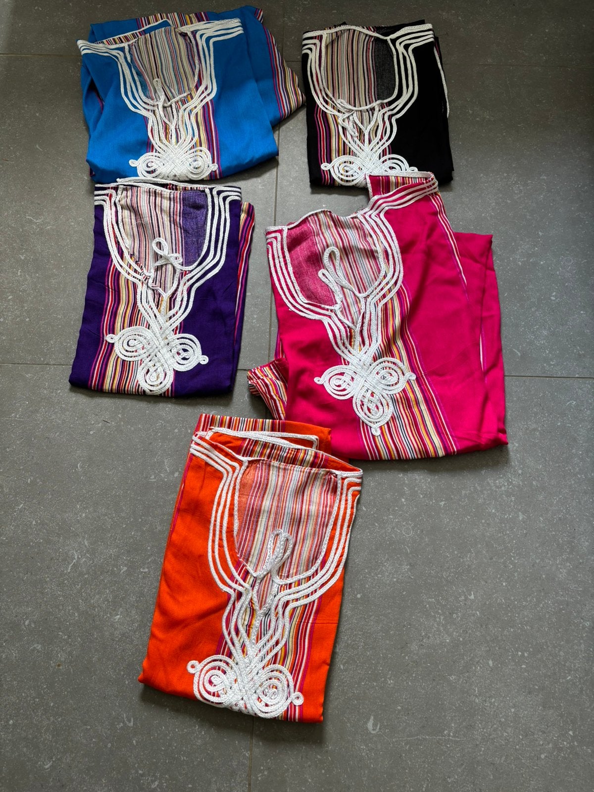 Marrakech huisjurk kaftan gandora djellaba maxijurk, Ophalen of Verzenden, Nieuw, Onder de knie