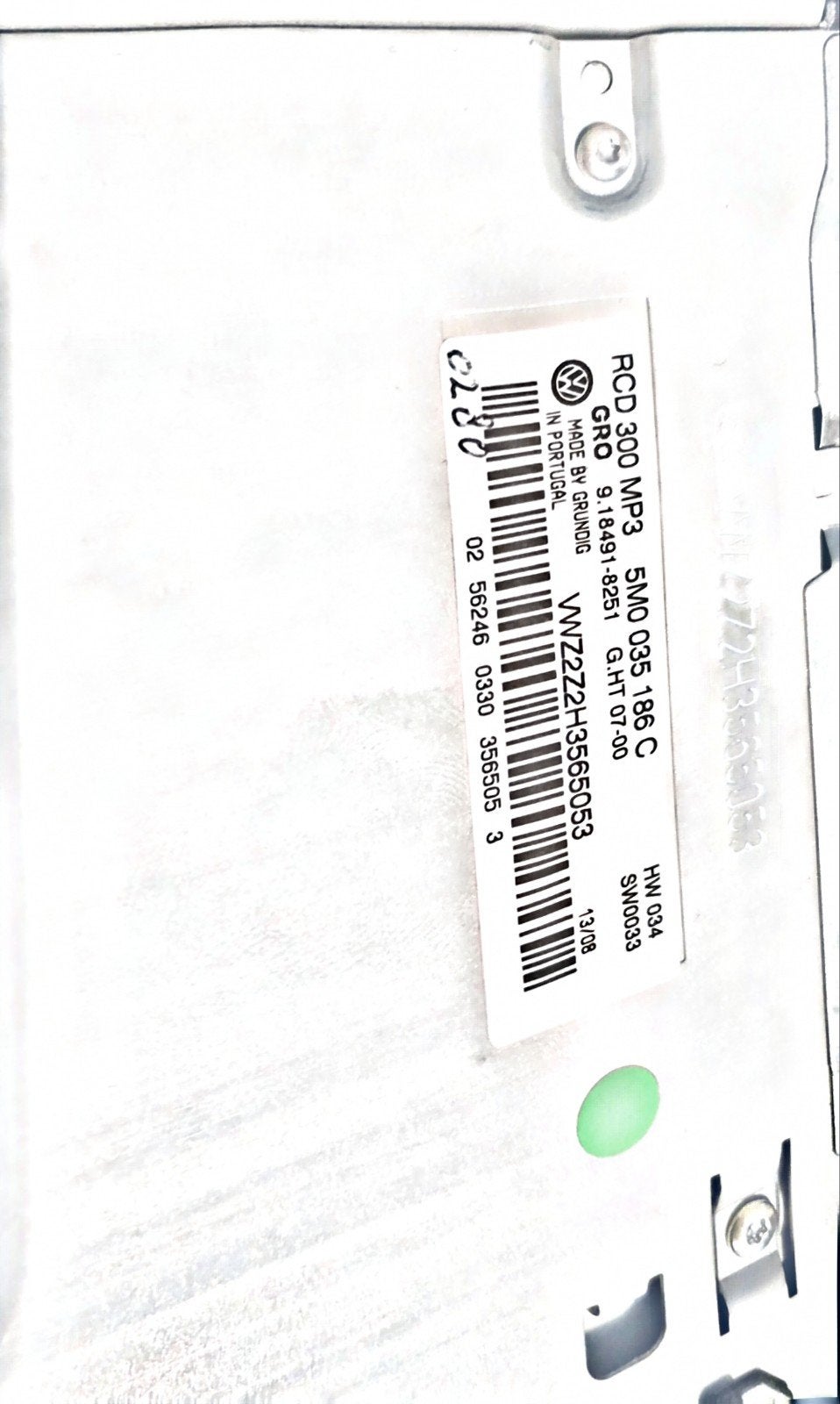 Volkswagen RCD 300 MP3 Autoradio - Origineel VW, Ophalen of Verzenden