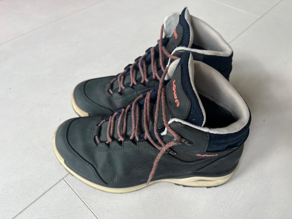 Lowa Locarno GTX QC Dames wandelschoenen maat 38, Ophalen, Blauw, Zo goed als nieuw, Wandelschoenen of Bergschoenen
