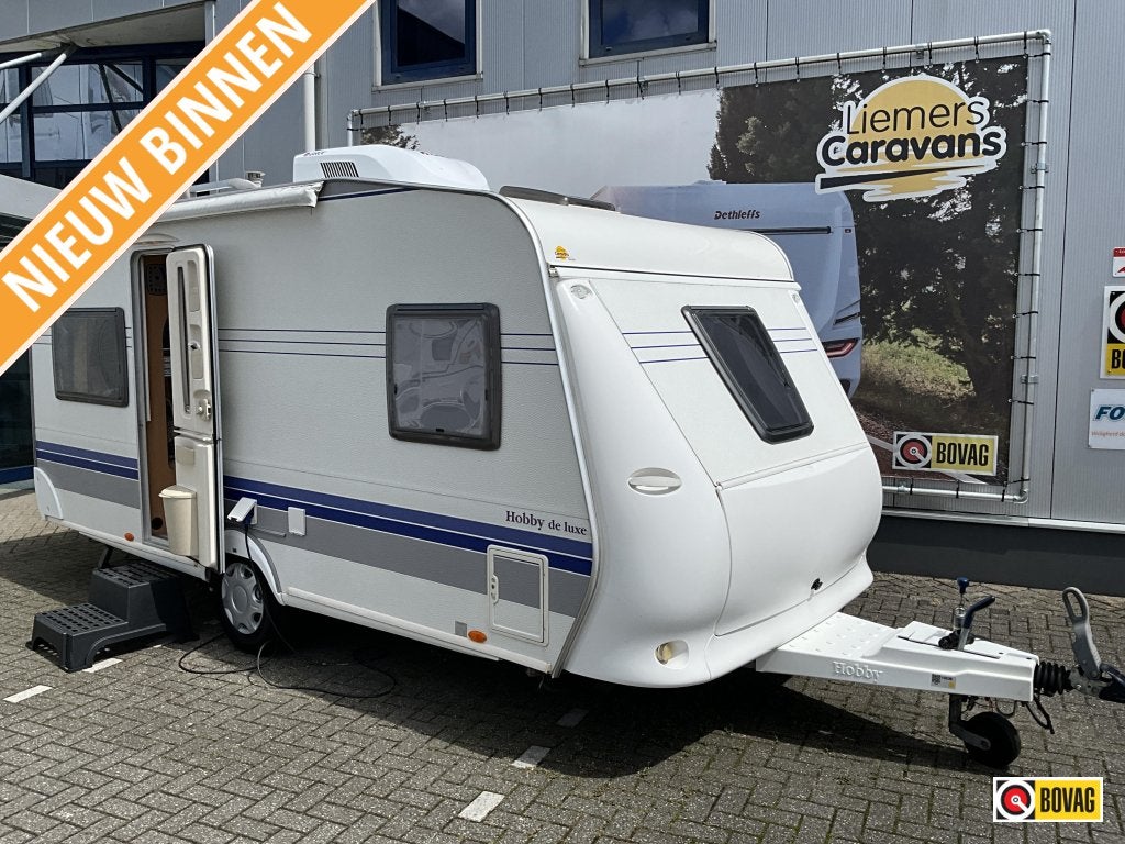 Hobby De Luxe 460 UFE AIRCO-MOVER-VOORTENT, Rondzit, Hobby, Bedrijf, Overige typen