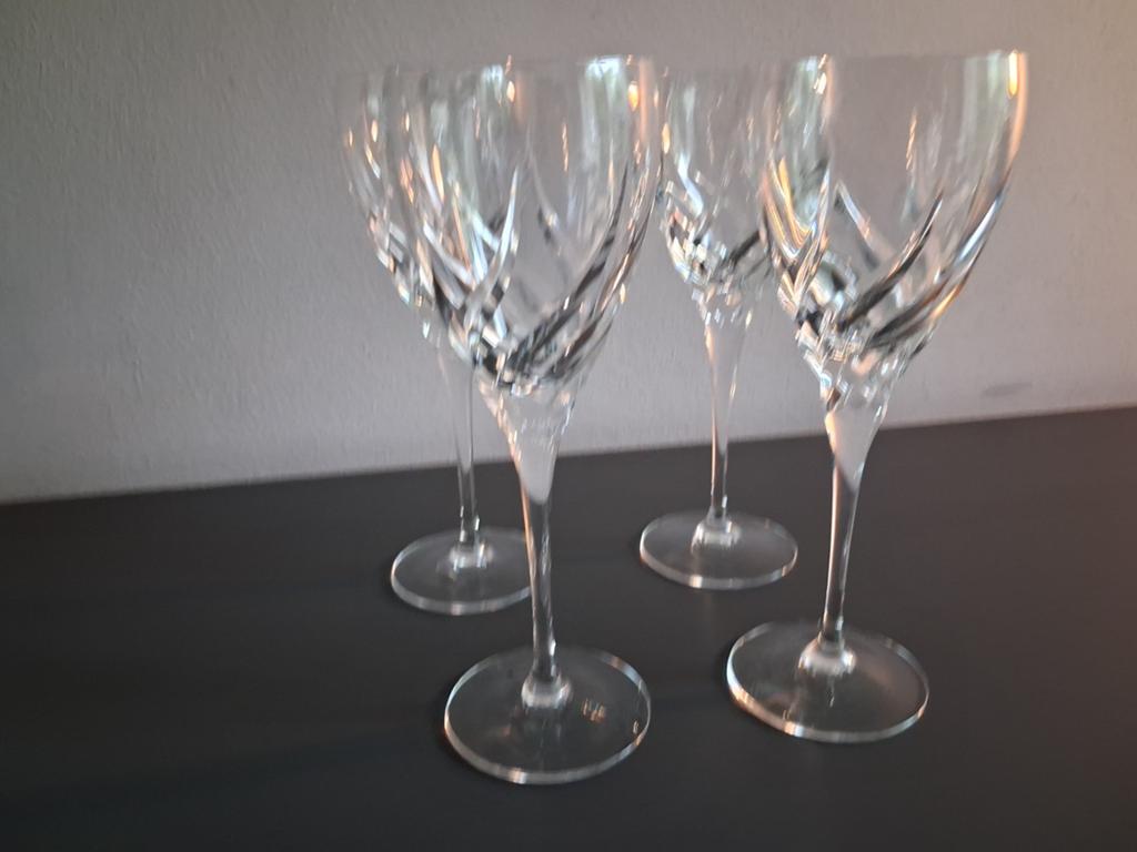 4x Tocane rode wijnglazen Albert Heijn rood wedgwood, Ophalen of Verzenden