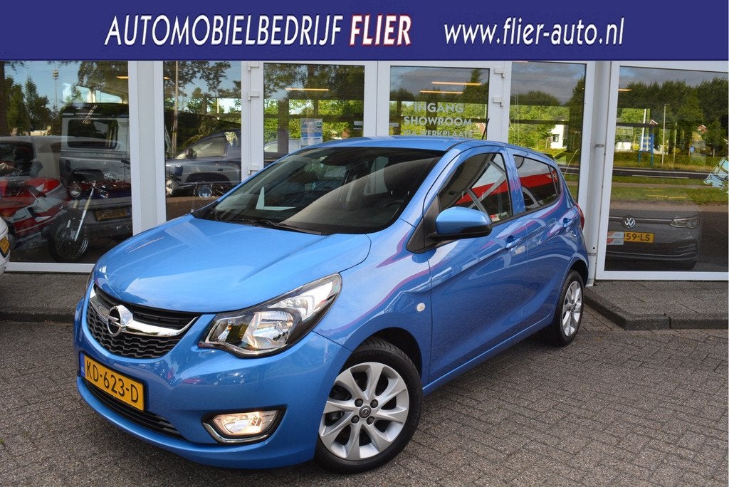 Opel KARL 1.0 75PK ecoFLEX Innovation+ | Clima | Cruise | PD, Auto's, Opel, Voorwielaandrijving, 839 kg, Gebruikt, Blauw