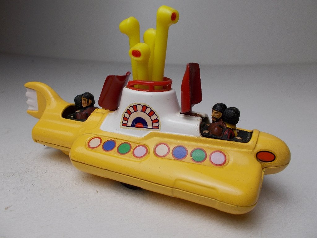 1969 Corgi Toys 803 THE BEATLES YELLOW SUBMARINE I.z.g.st -D, Ophalen of Verzenden, Zo goed als nieuw, Overige typen, Corgi