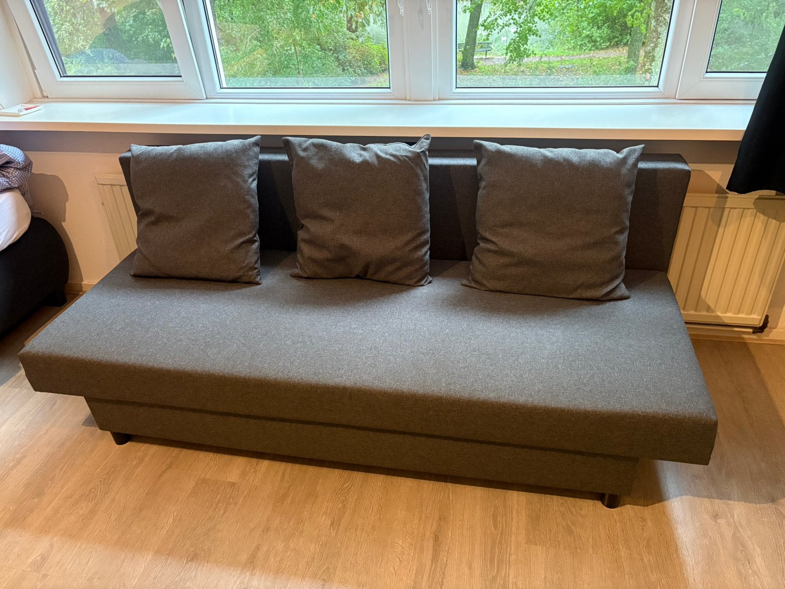 Ikea ÄLVDALEN slaapbank, Ophalen, Tweepersoons, 140 cm, Zo goed als nieuw