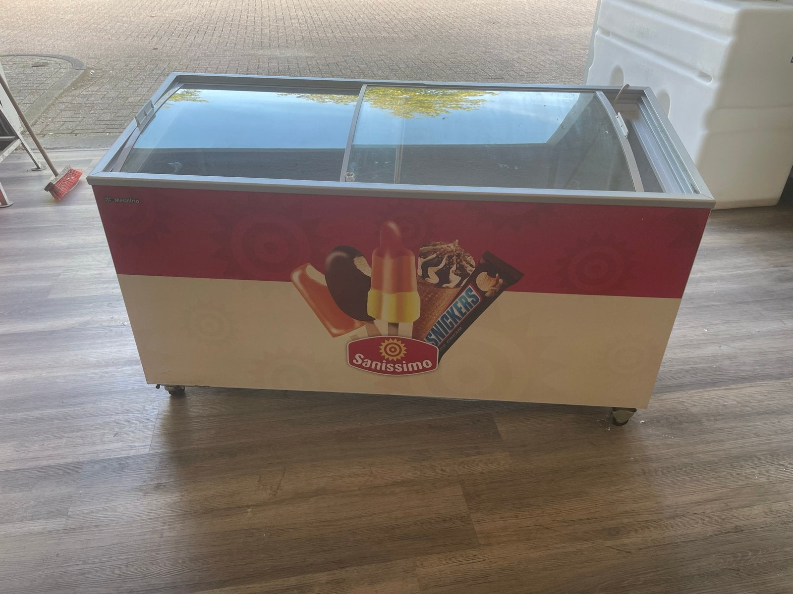 Sanissimo vrieskist met schuifdeksel, Vrieskist, Gebruikt, Minder dan 85 cm, Vrijstaand