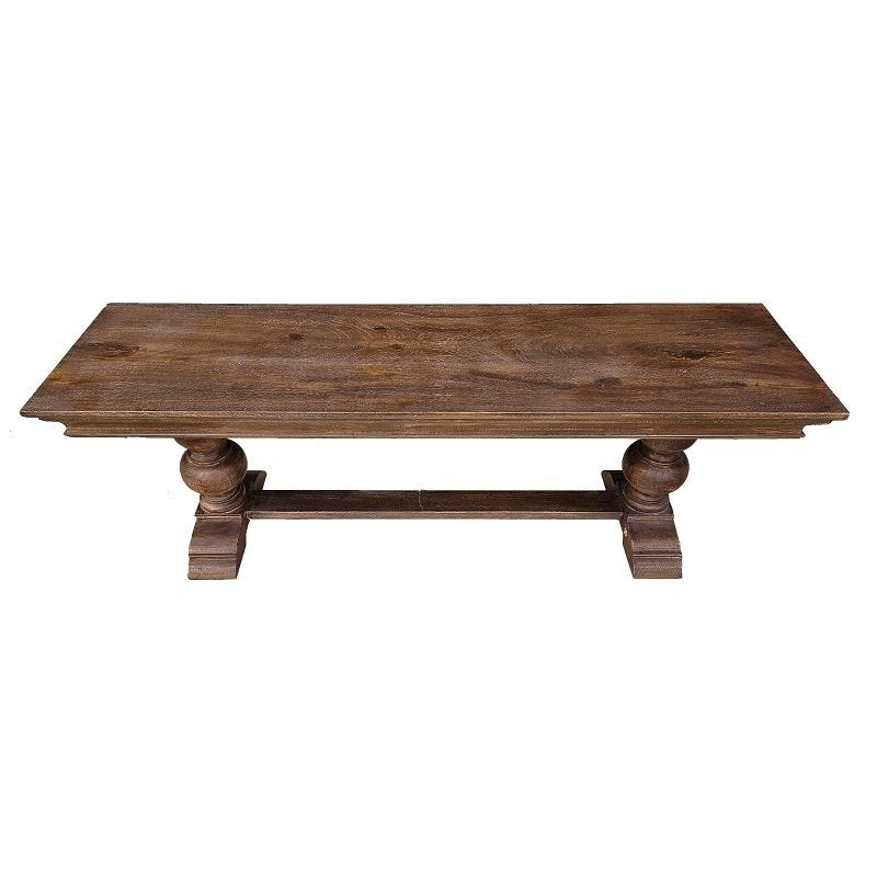 Retro Kloosterbank Vintage Look Kerkbank Houten Bank Hout, Hout, Brocante, Info@dehanzeherten.nl, De Hanze Herten BV