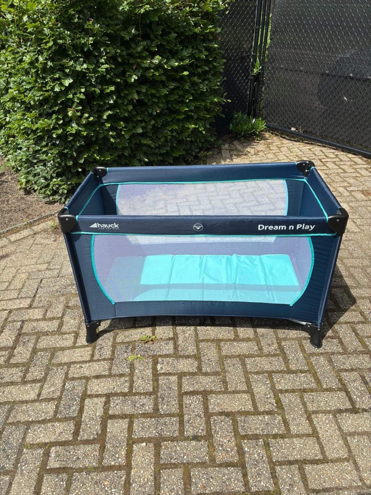 Hauck Campingbedje Inklapbaar ZGAN, Kinderen en Baby's, Ophalen, Zo goed als nieuw, Reisbedje