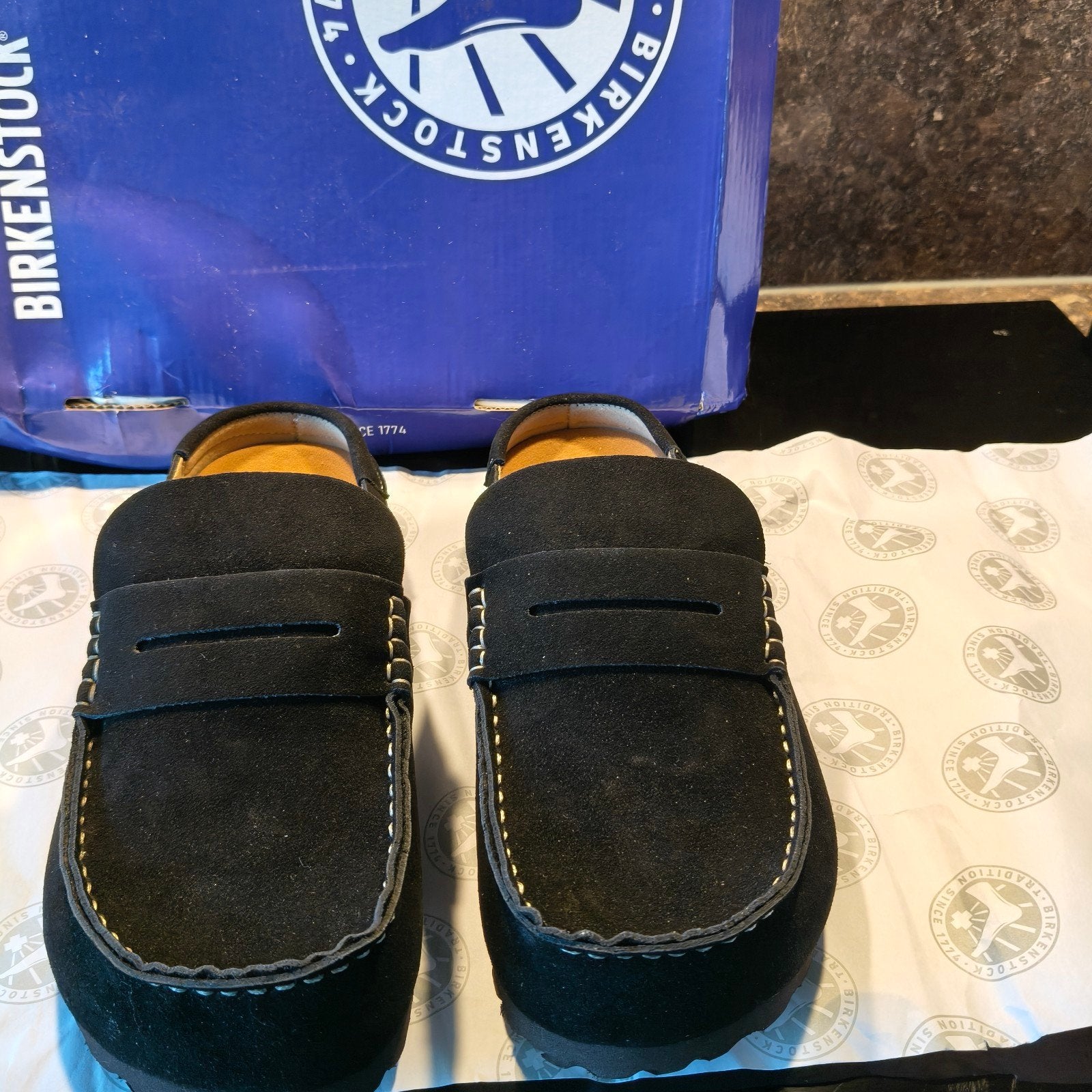 Nieuwe Birkenstock Napels dames instappers maat 40, Nieuw, Ophalen of Verzenden, Birkenstock, Instappers