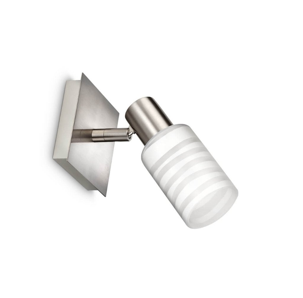 Plafondspot / Wandspot PHILIPS myLiving Kauri (1-lamps) -40%, Ophalen of Verzenden, Nieuw, Glas, E14 (klein)