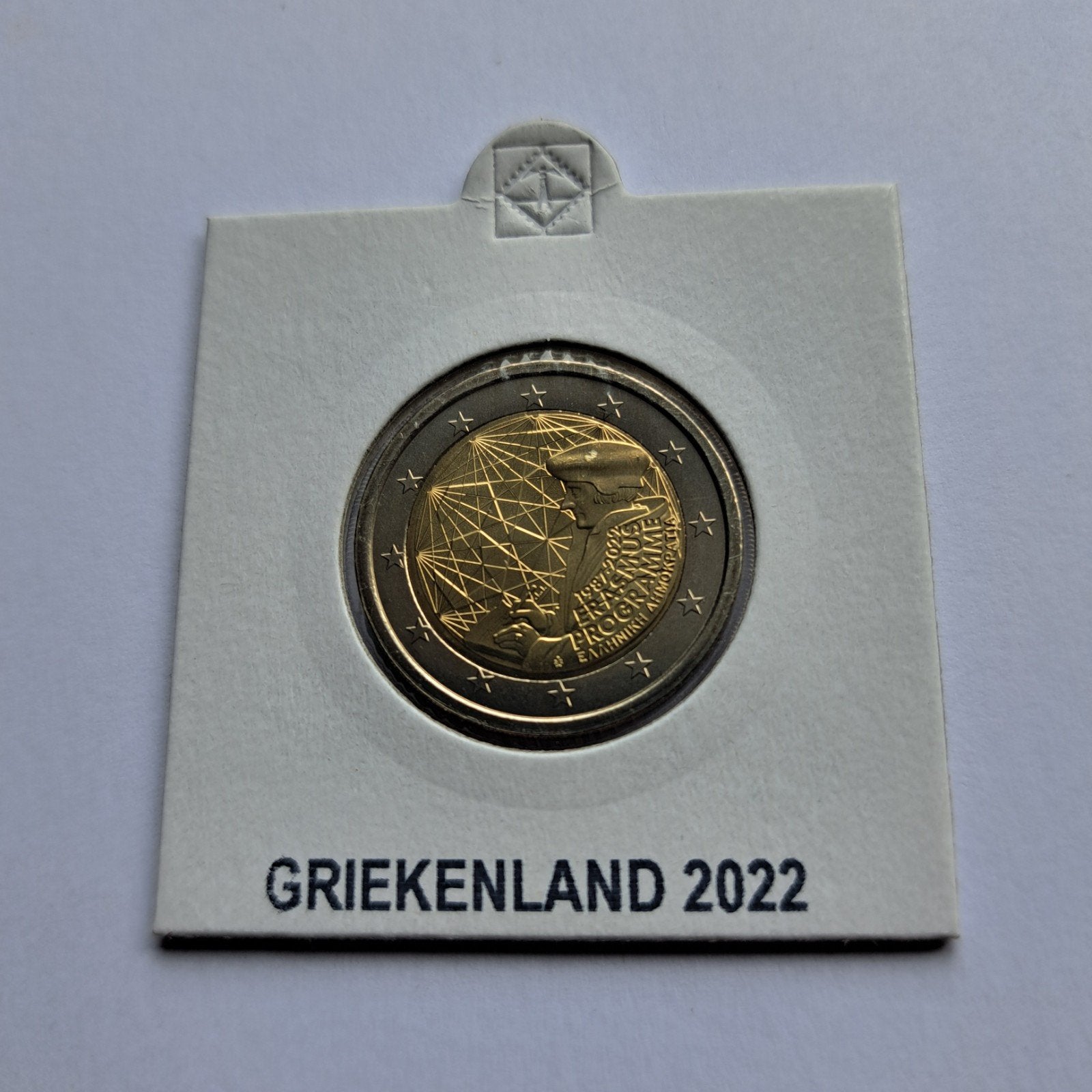 2 Euro Griekenland 2022 - 35 jaar Erasmus Programma UNC, Postzegels en Munten, Munten | Europa | Euromunten, Ophalen of Verzenden