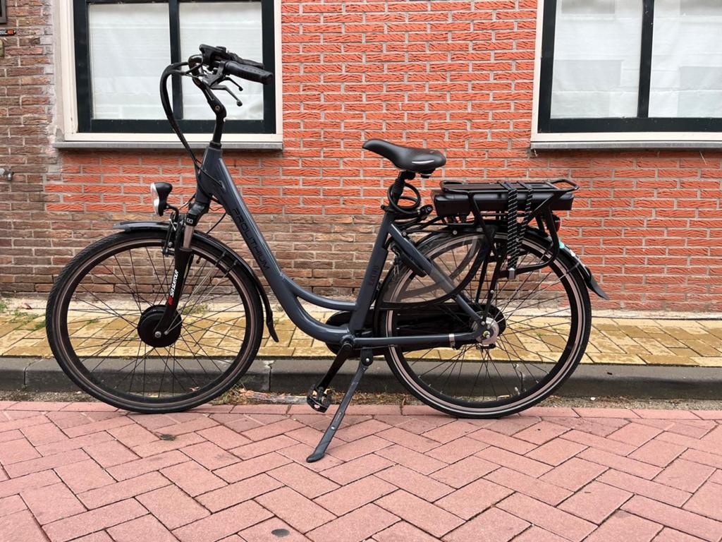 Elektrische fiets prolithium, Fietsen en Brommers, Gebruikt, Velgrem, Versnellingen, Ophalen