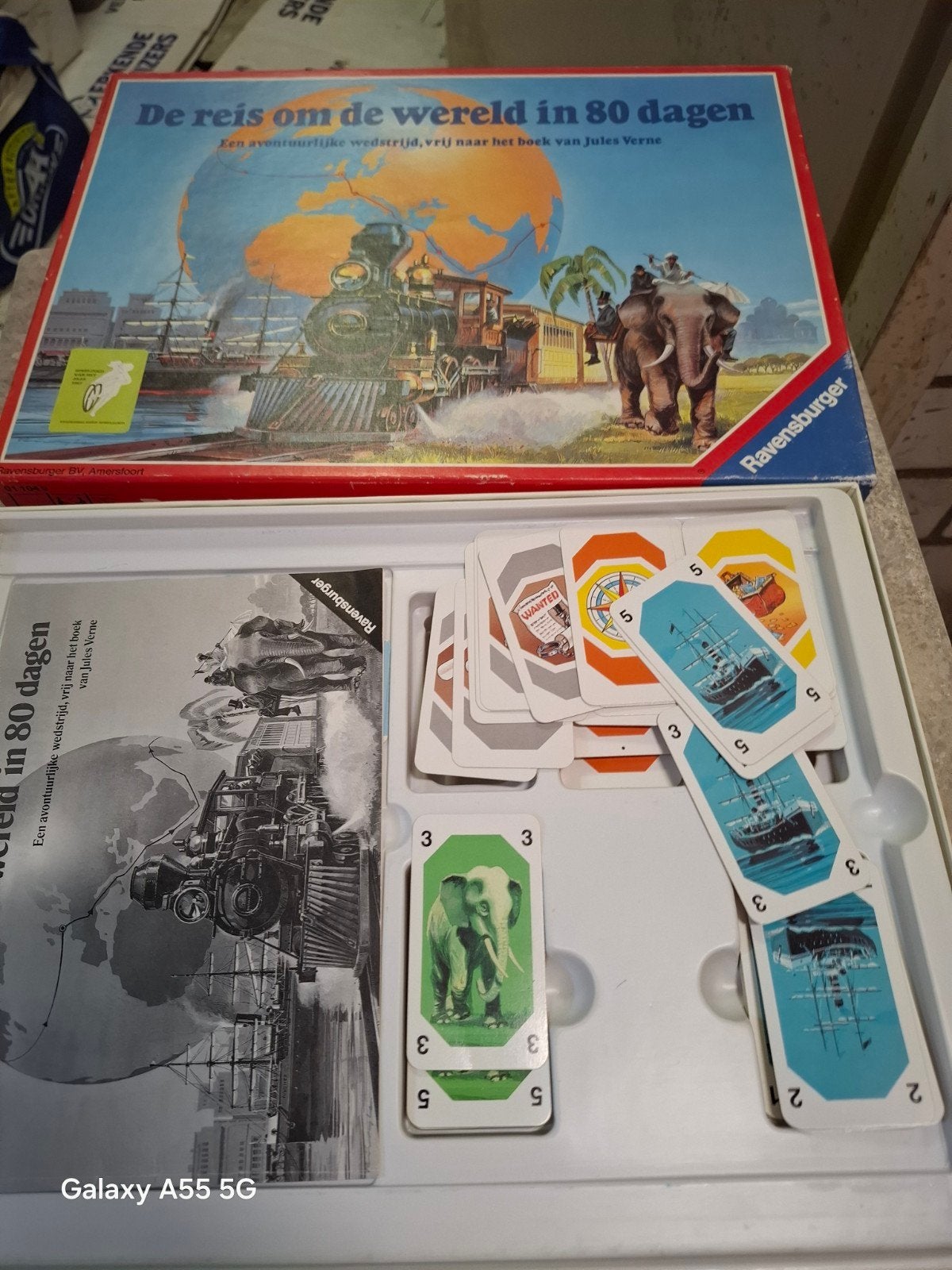 De Reis om de Wereld in 80 Dagen - Ravensburger Bordspel, Hobby en Vrije tijd, Gezelschapsspellen | Bordspellen, Gebruikt, Ravensburger B.V.