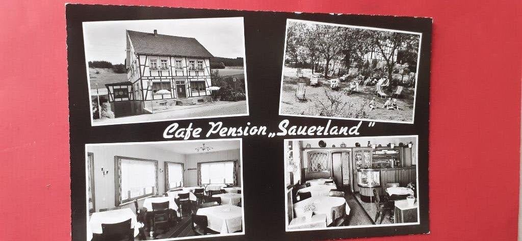 Duitsland Cafe-Restaurant-Pension "Sauerland", Verzenden, 1960 tot 1980, Ongelopen, Duitsland