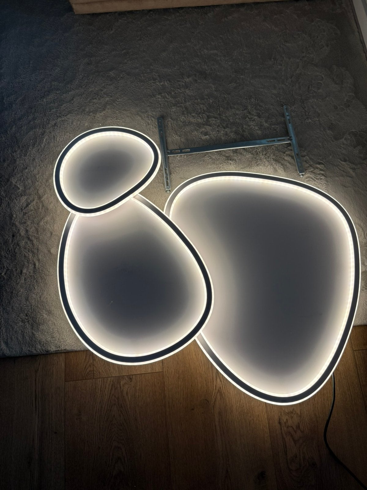 Te koop moderne led-plafondlamp dimbaar, Ophalen of Verzenden, Zo goed als nieuw