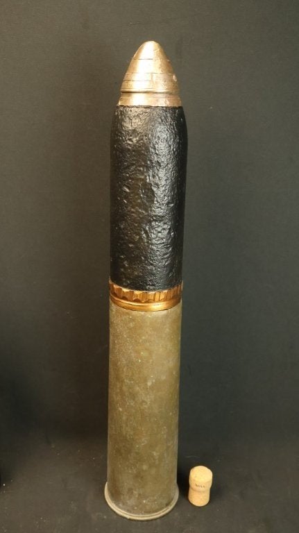 WO1 Britse 18 pounder LEEG, Verzamelen, Ophalen of Verzenden, Landmacht, Engeland, Hulzen of Bodemvondsten