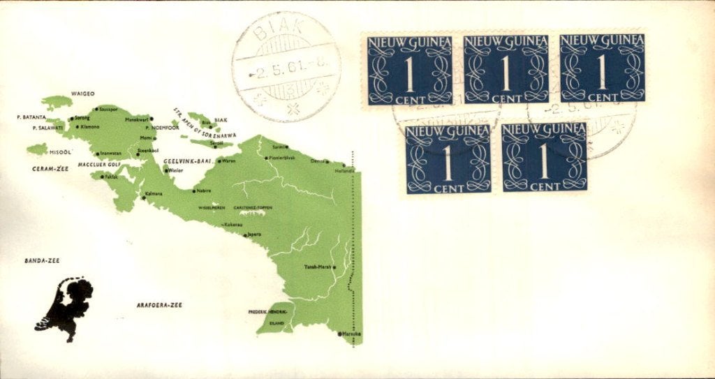 Nieuw Guinea - Biak - 1961, Verzenden, Envelop