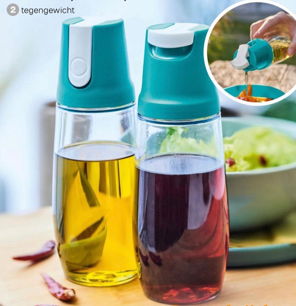 Tupperware Allegra Serveerflessen Set Nieuw, Huis en Inrichting, Keuken | Tupperware, Ophalen of Verzenden, Nieuw, Overige typen