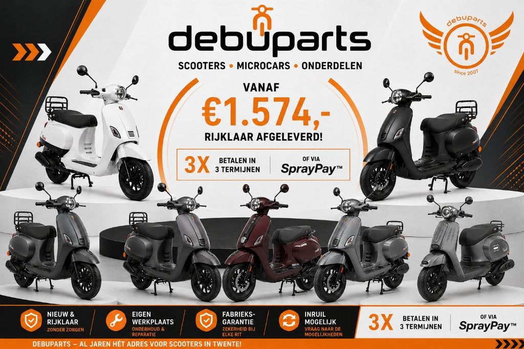 GTS SCOOTERS –NIEUW– VANAF €1.574 | BETALEN IN 3X MOGELIJK!, Debuparts, Overige modellen, Nieuw, Rembrandtlaan 56a, 7545ZL