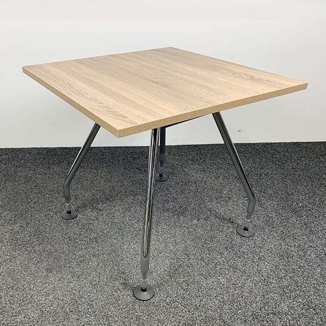 Vitra Ad Hoc Tafel - 80 x 80 cm | Nieuw Midden Eiken Blad, Ophalen