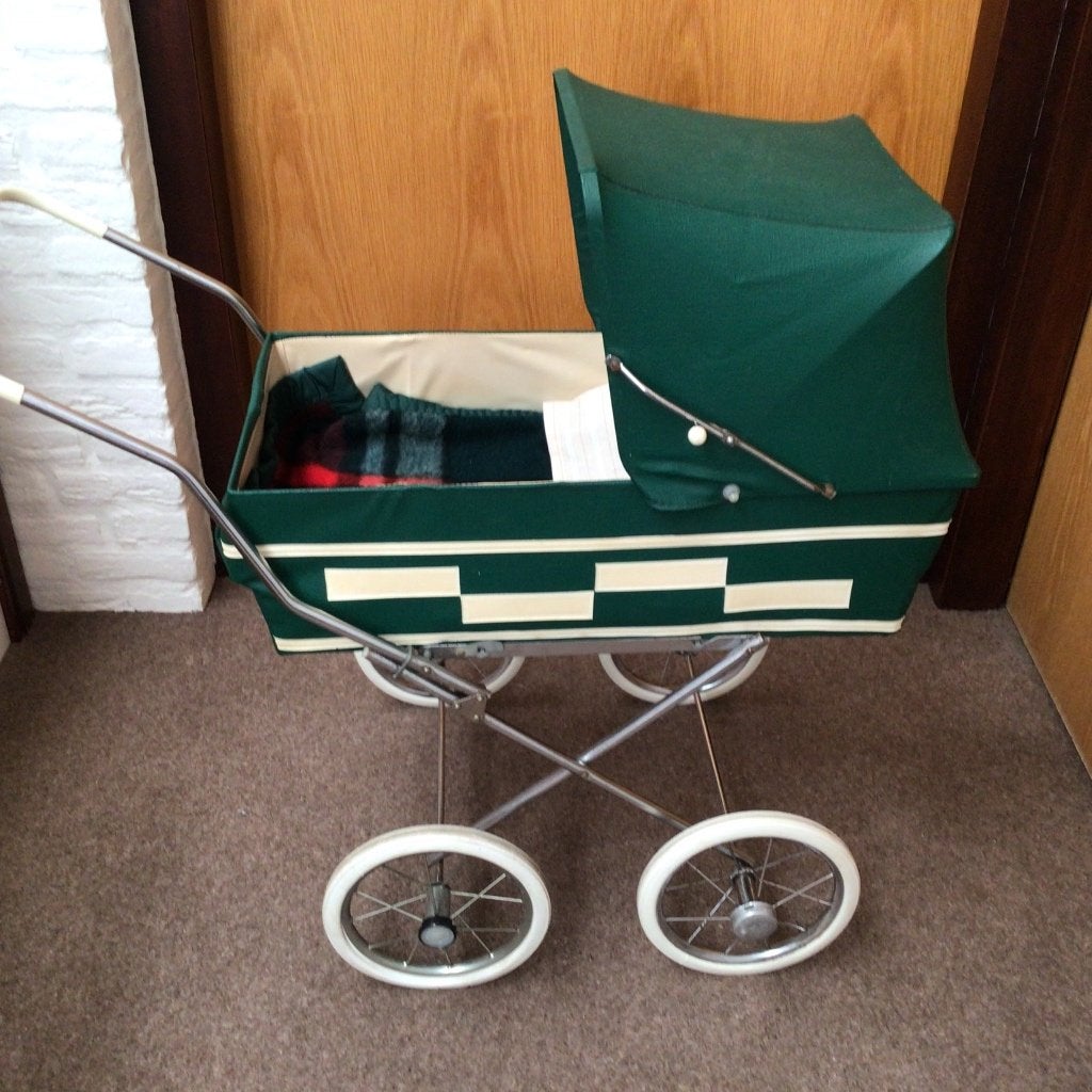 vintage poppenwagen, Ophalen, Gebruikt, Babypop