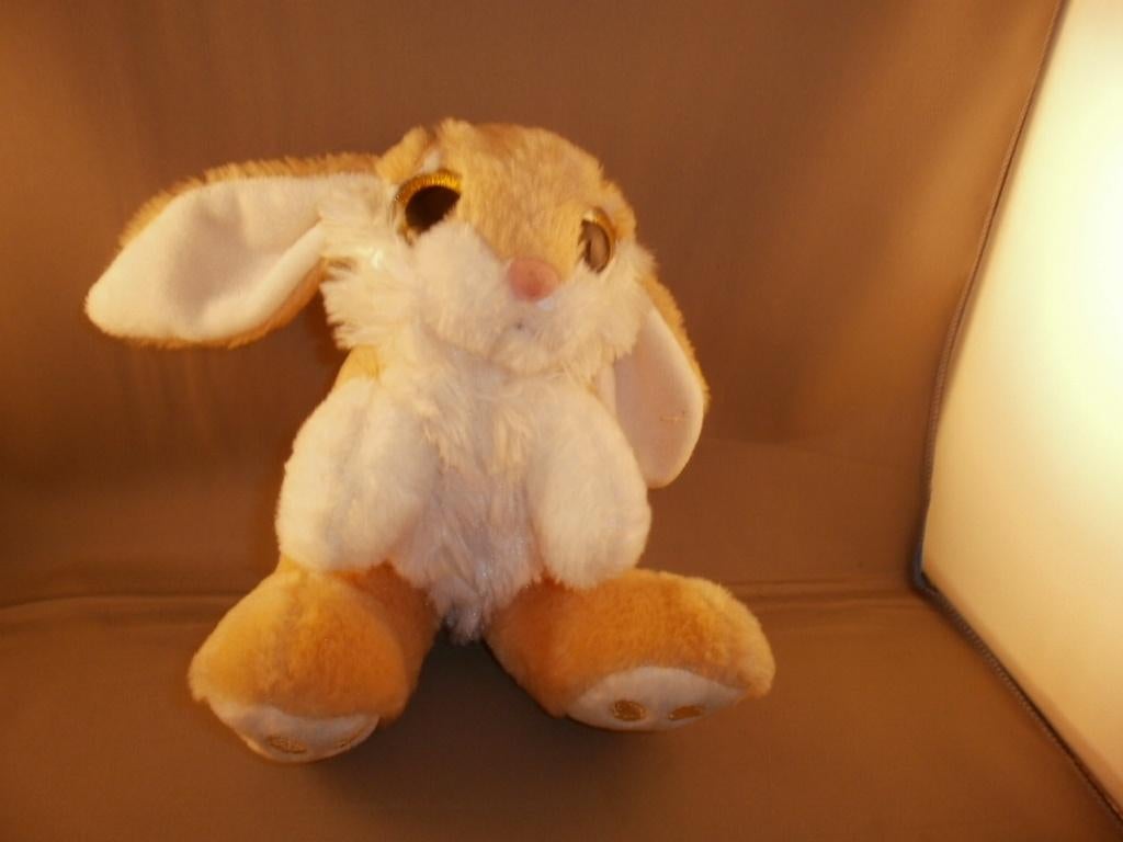 Simba toys action konijn lichte versie crème/wit 23 cm met, Kinderen en Baby's, Speelgoed | Knuffels en Pluche, Ophalen of Verzenden
