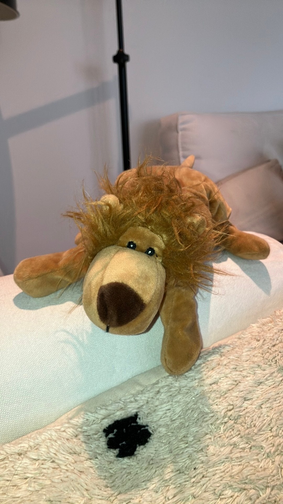 Zachte pluche leeuw knuffel, Kinderen en Baby's, Speelgoed | Knuffels en Pluche, Overige merken, Overige karakters, Ophalen of Verzenden
