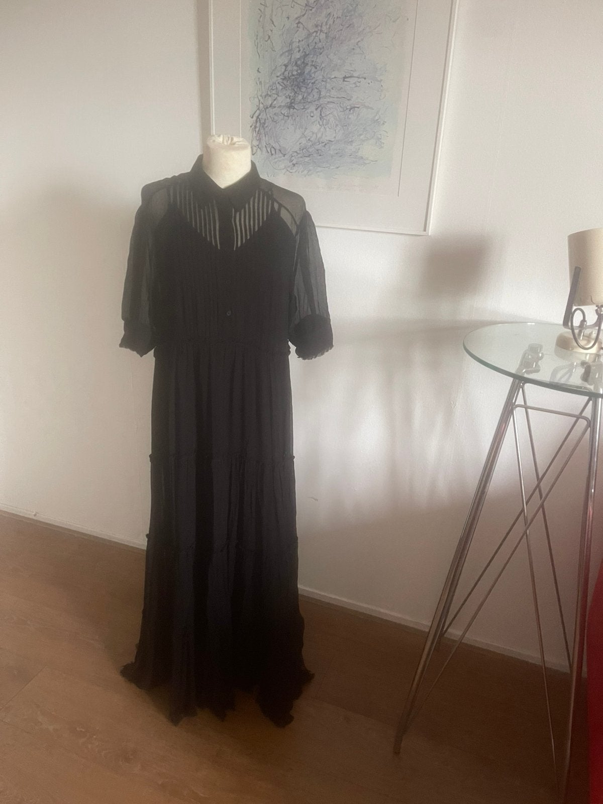 Zadig & Voltaire lange jurk, Ophalen of Verzenden, Nieuw, Zwart, Onder de knie