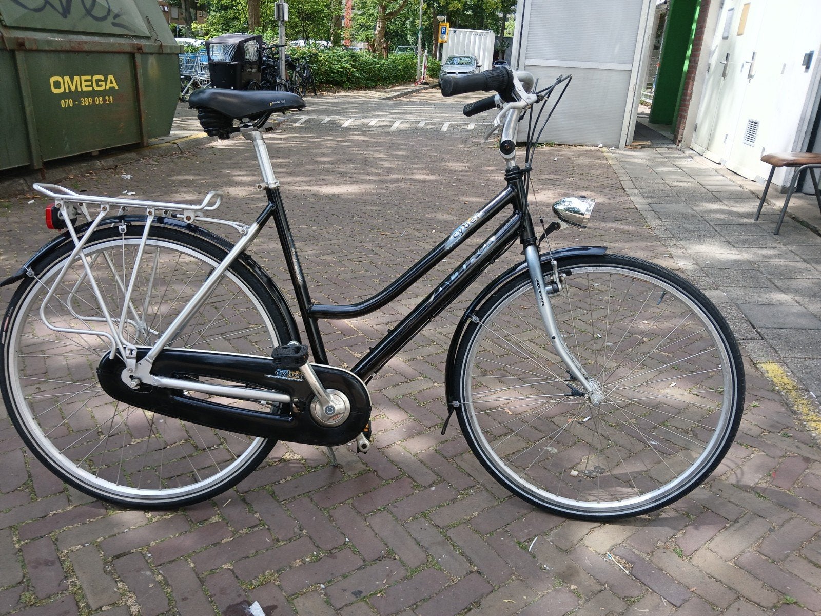 Dames of Heren stads fiets te koop. 28inx, 53 tot 56 cm, Ophalen, Gebruikt, Overige merken