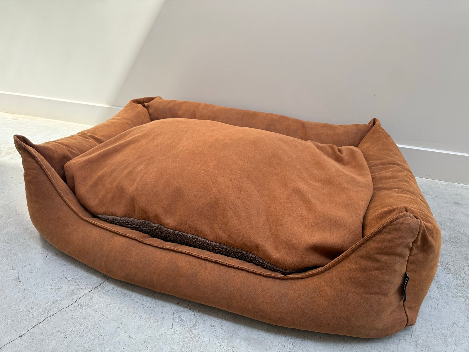 MaxxNobel XL 120x85 cm cognac hondenmand, Dieren en Toebehoren, Ophalen, Gebruikt, Hondenmand