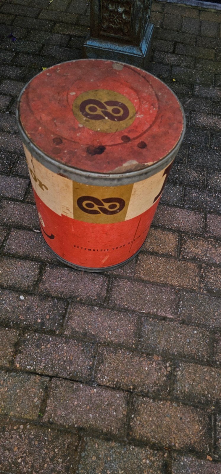 Reclame vat Luctor zeer oud, Ophalen, Gebruikt, Reclamebord