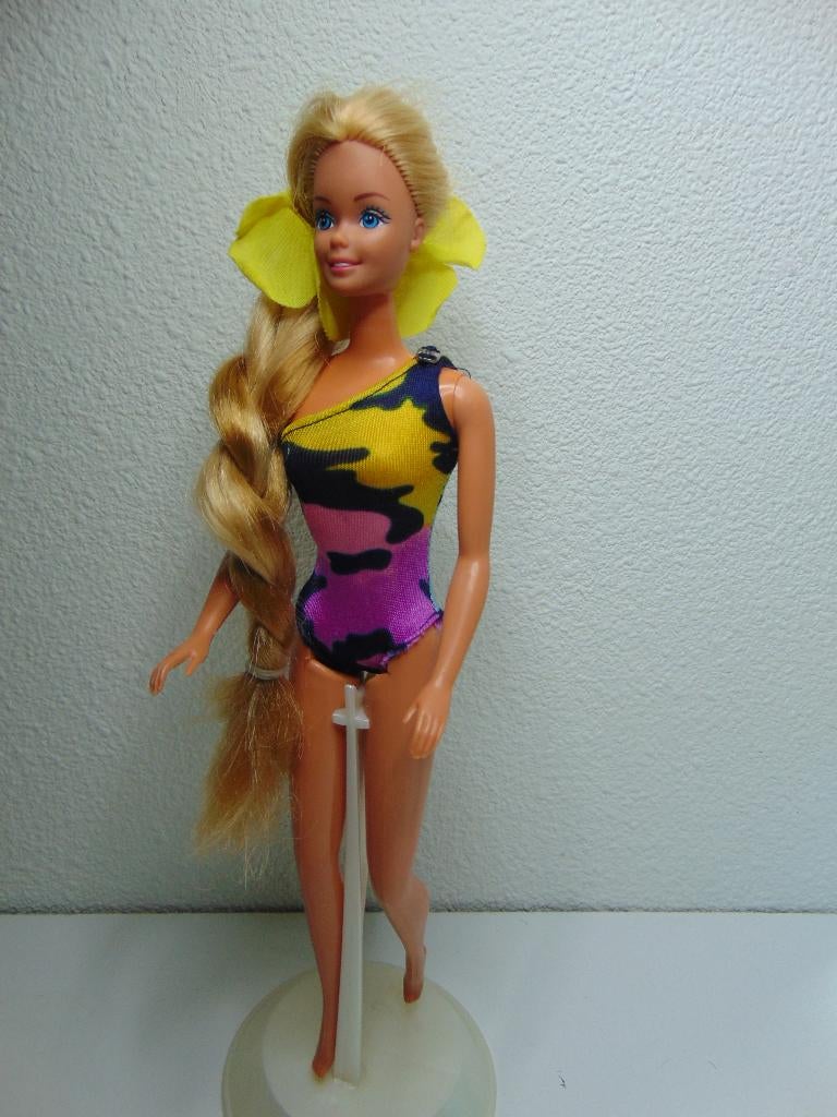 Prachtig nog deze pop Tropical Barbie, Ophalen of Verzenden, Gebruikt, Pop