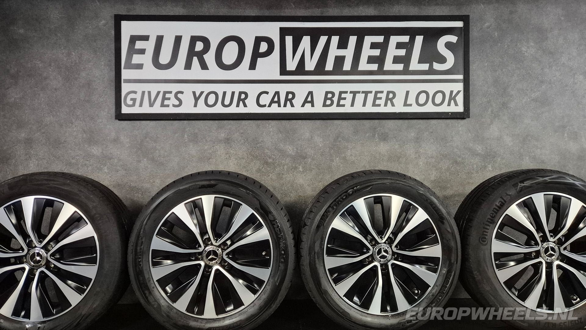 17 inch Mercedes velgen A A B CLA W247 W177 X118 zomerbanden, Gebruikt, -, -, Banden en Velgen