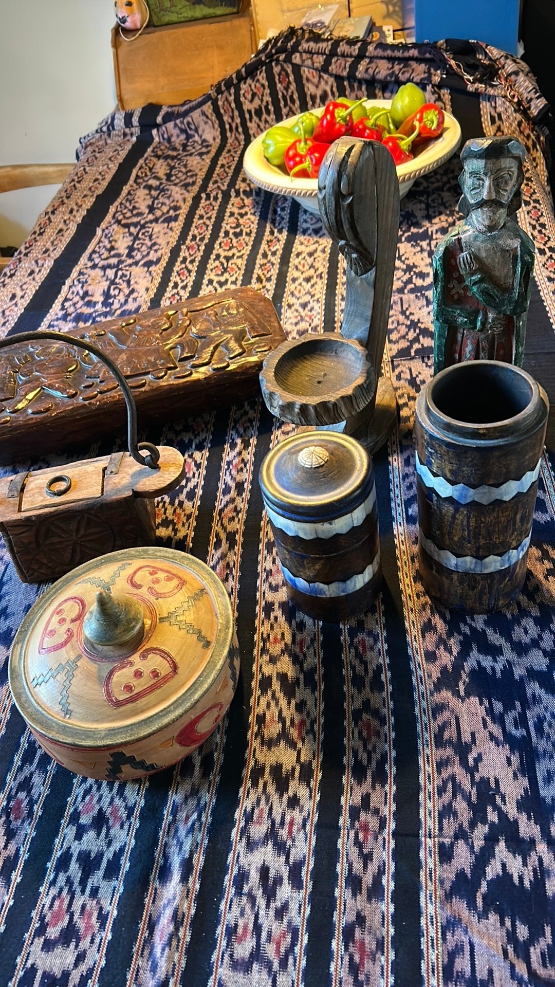 Curiosa rariteiten houtsnijwerk uit eigen verzameling, Antiek en Kunst, Ophalen of Verzenden