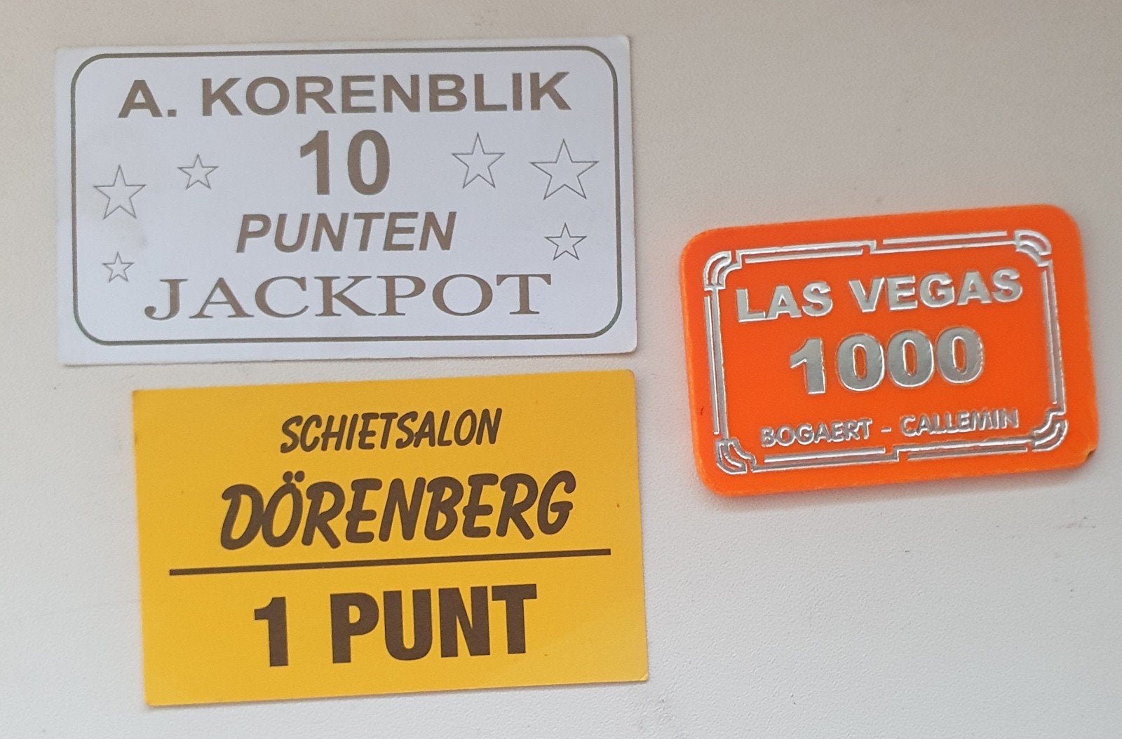 kermis punten papier en plastic ruilen, Ophalen of Verzenden, Overige materialen