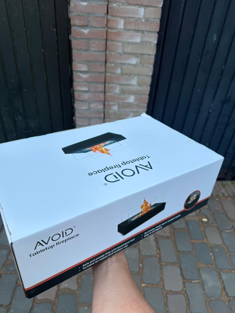 Nieuwe Kleine Tafelhaard op Bio Ethanol - Compact & Sfeervol, Ophalen of Verzenden, Nieuw, Vrijstaande haard, Gelhaard
