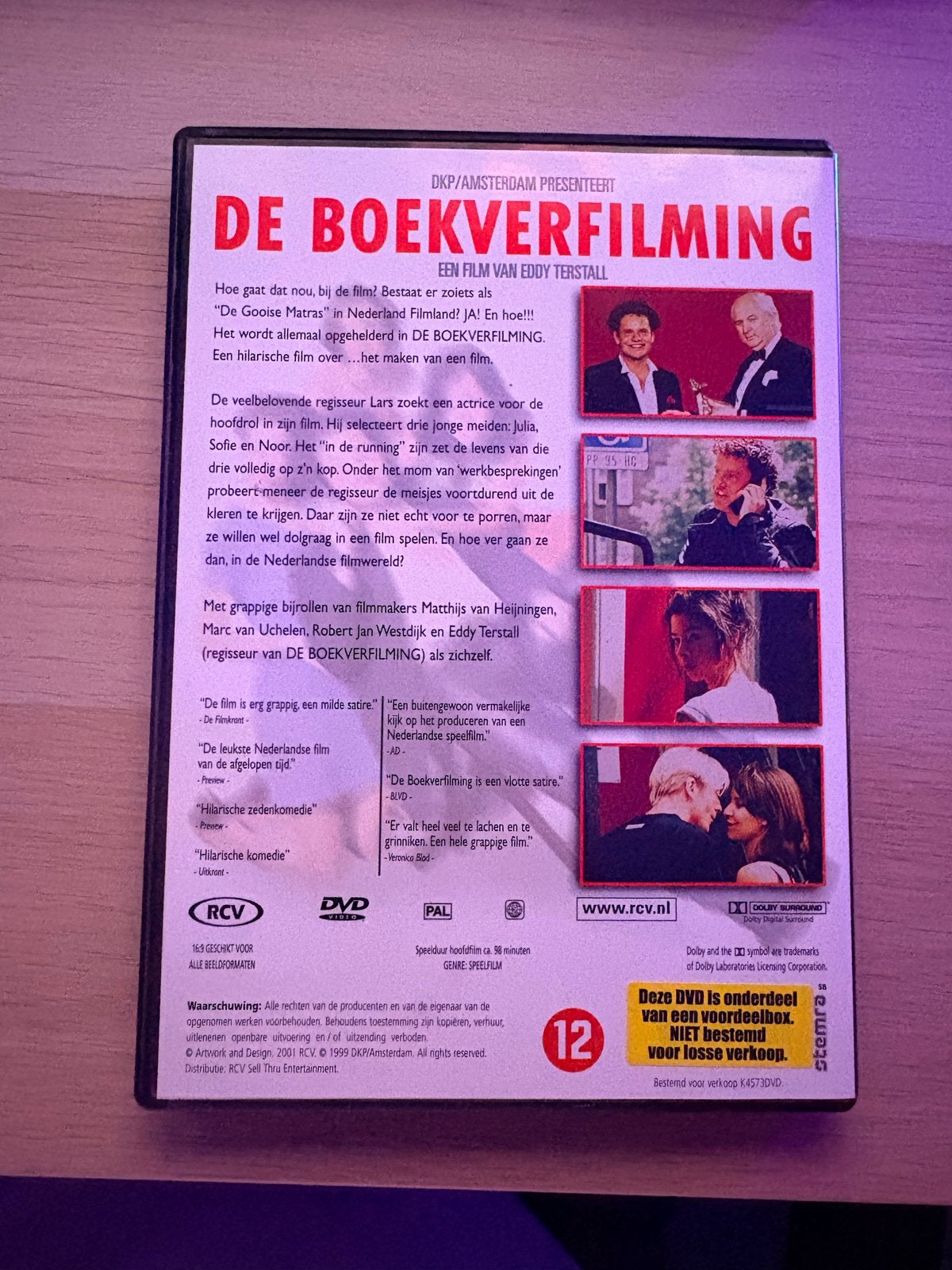 De Boekverfilming DVD - Nederlandse Komedie, Vanaf 12 jaar, Ophalen, Gebruikt, Nederlands