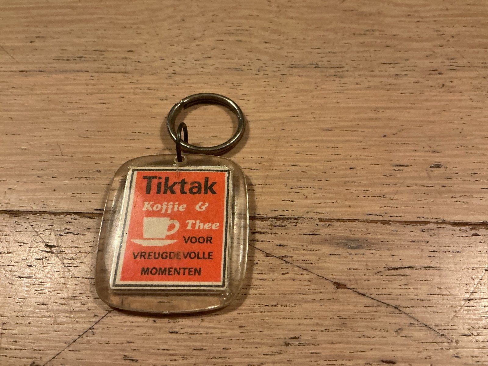 Vintage Tiktak Koffie & Thee sleutelhanger Prins Alexander, Ophalen of Verzenden, Gebruikt