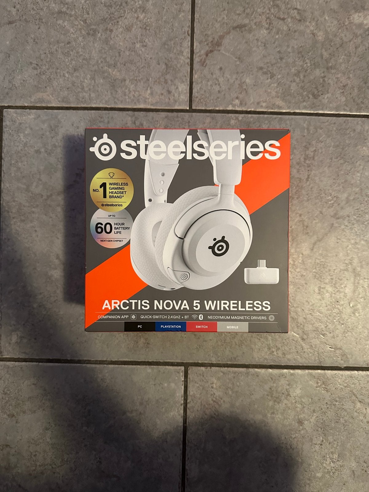 SteelSeries Arctis Nova 5 Wireless Gaming Headset Wit, Bluetooth, Nieuw, Ophalen of Verzenden, Wit
