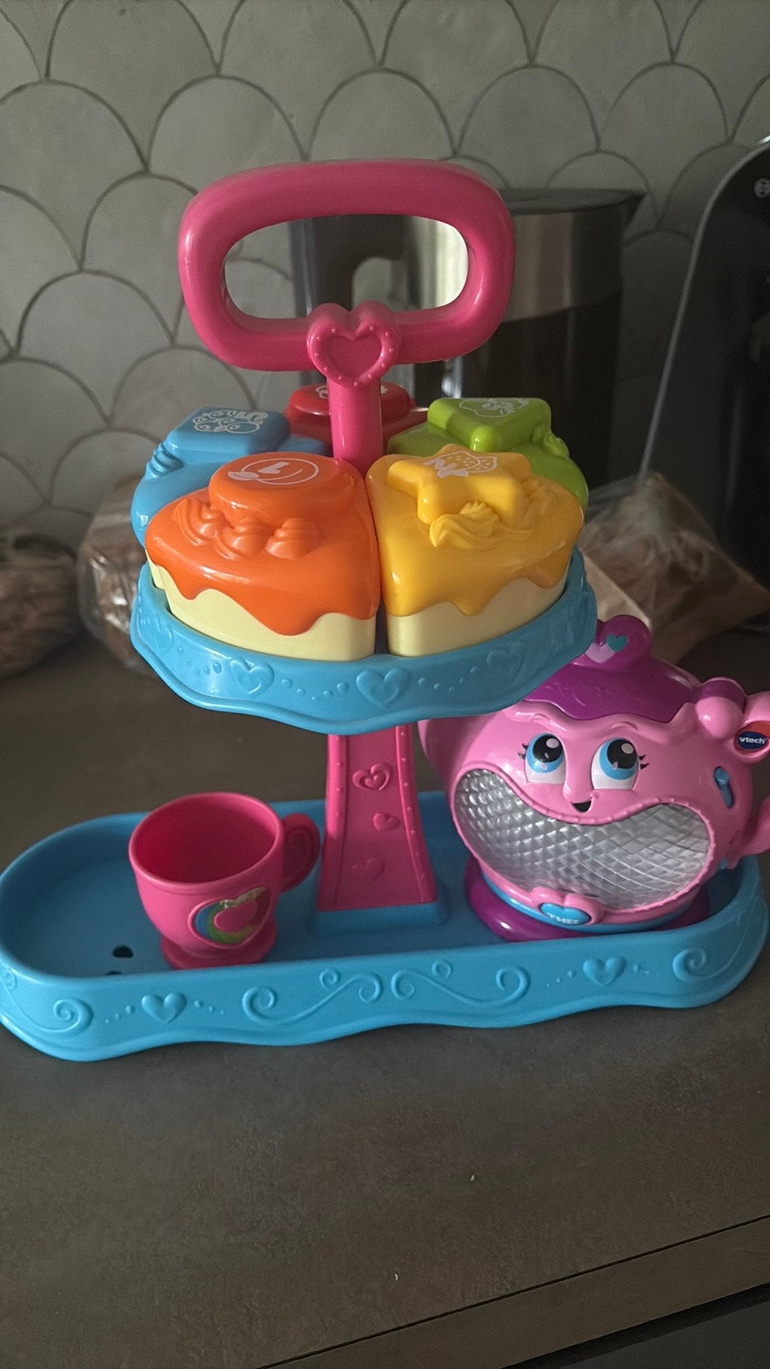 Vtech tante Jet theeset, Ophalen of Verzenden, Gebruikt